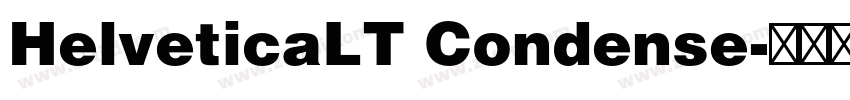 HelveticaLT Condense字体转换